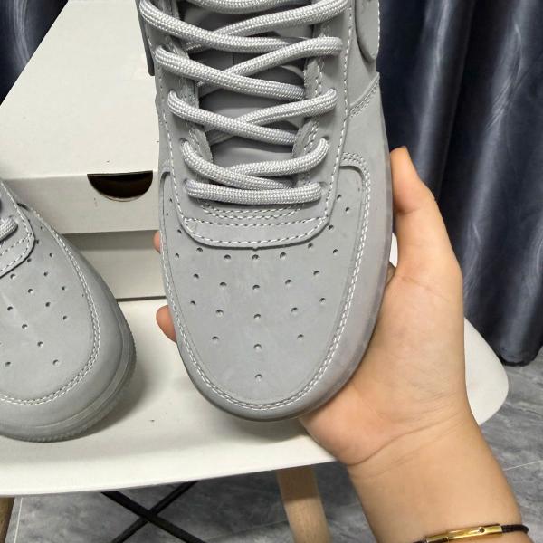 Giày Nike Air Force 1 ’07 Low WB ‘Triple Wolf Grey’