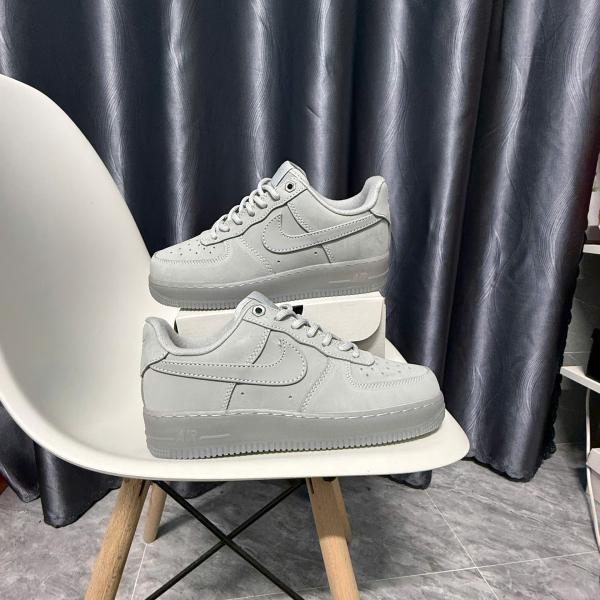Giày Nike Air Force 1 ’07 Low WB ‘Triple Wolf Grey’