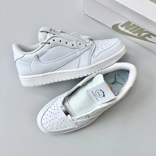 Giày Nike Air Jordan 1 Low x Travis Scott White Party [ Unisex ]