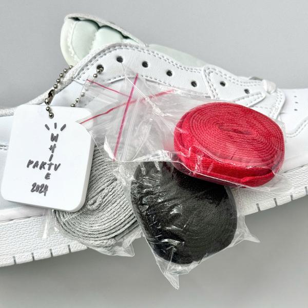 Giày Nike Air Jordan 1 Low x Travis Scott White Party [ Unisex ]