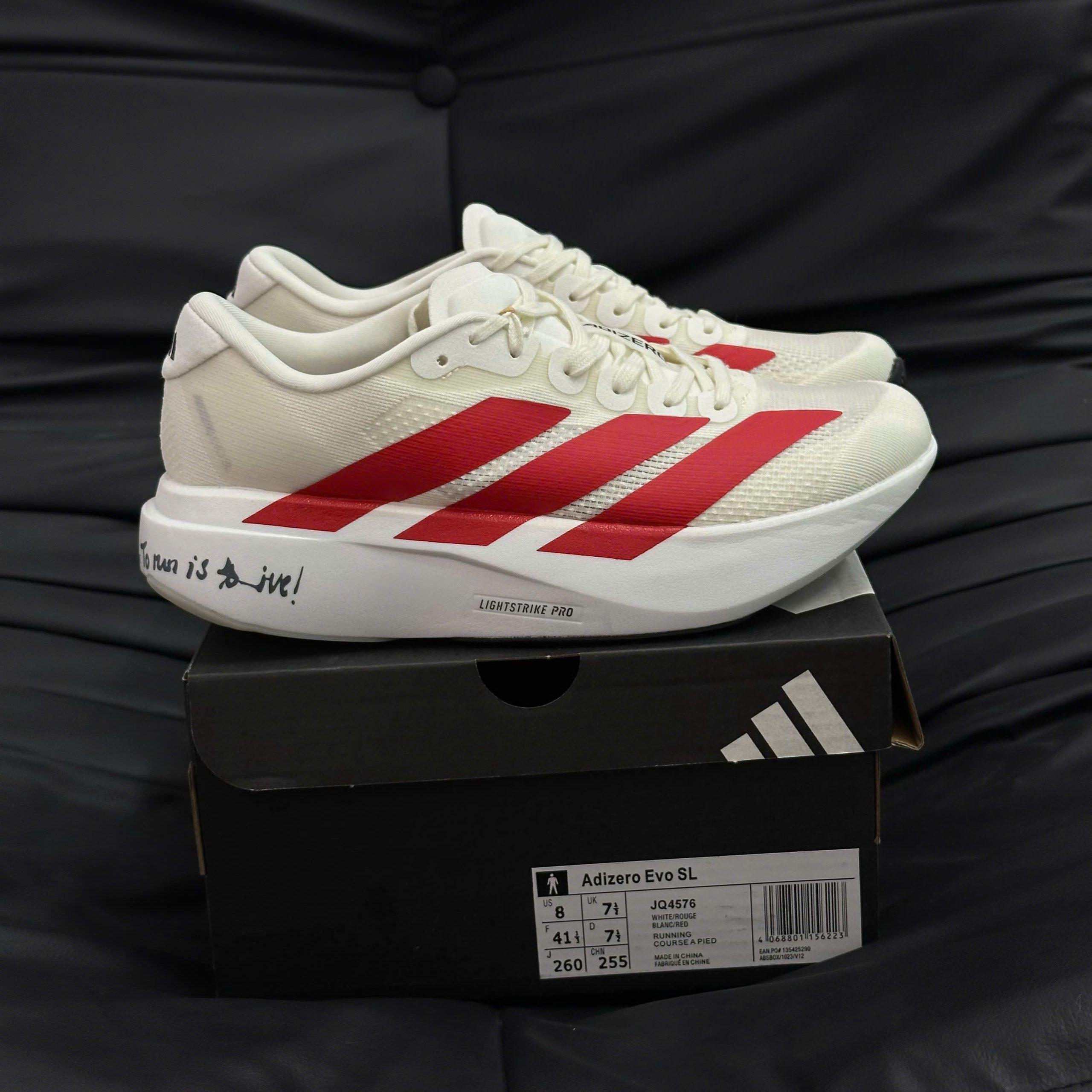 Giày Adidas Adizero EVO SL ‘Off White Better Scarlet’