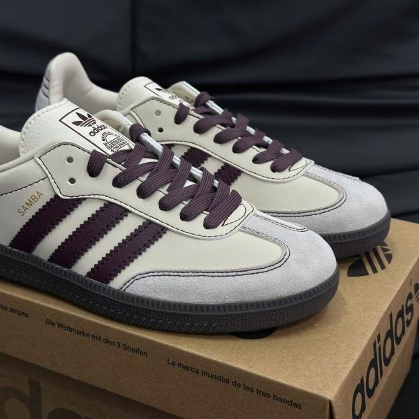 Giày Adidas Samba OG ‘Wonder White Maroon’