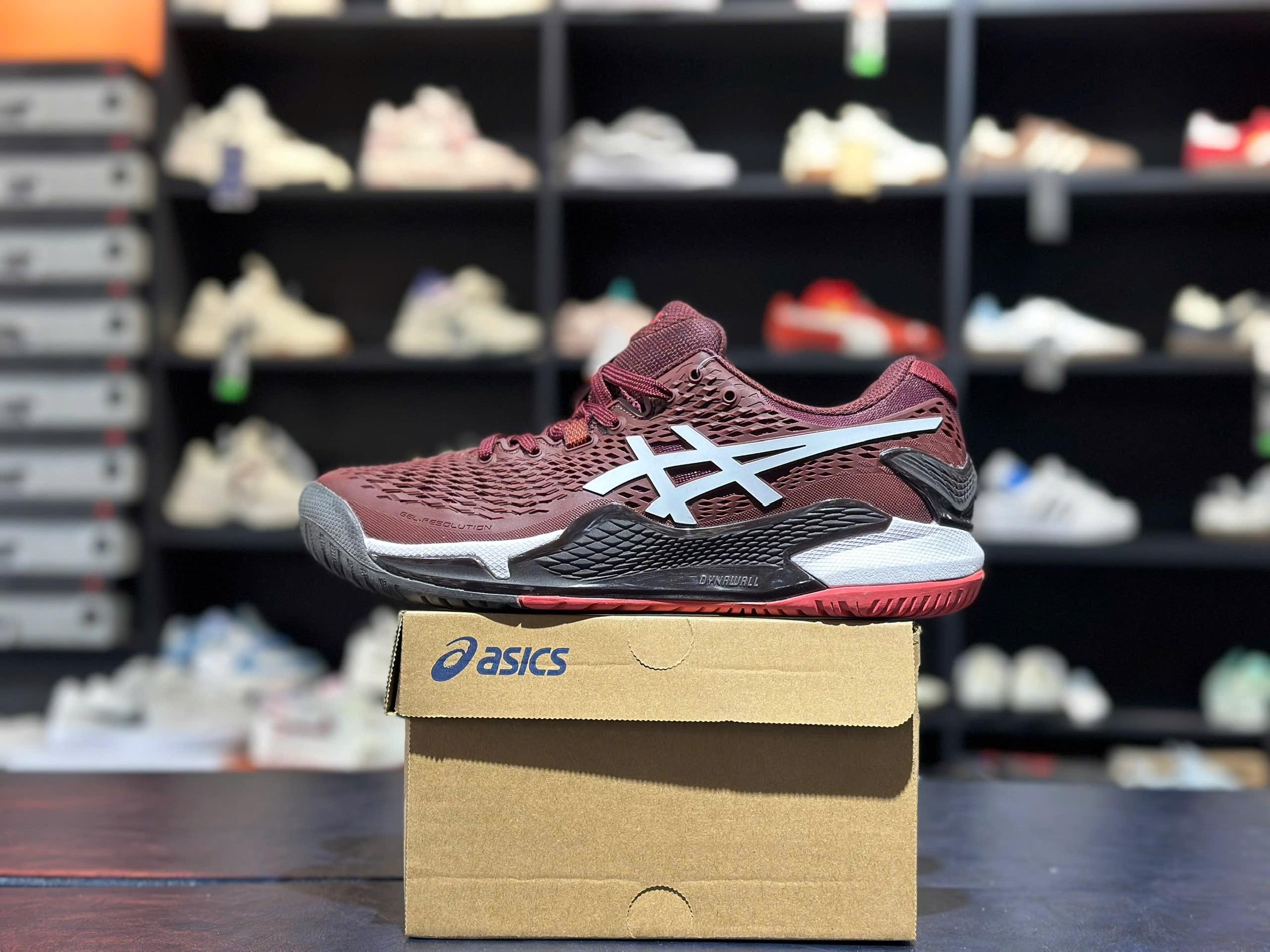 Giày Asics Gel Resolution 9 ‘Antique Red’ Like Auth