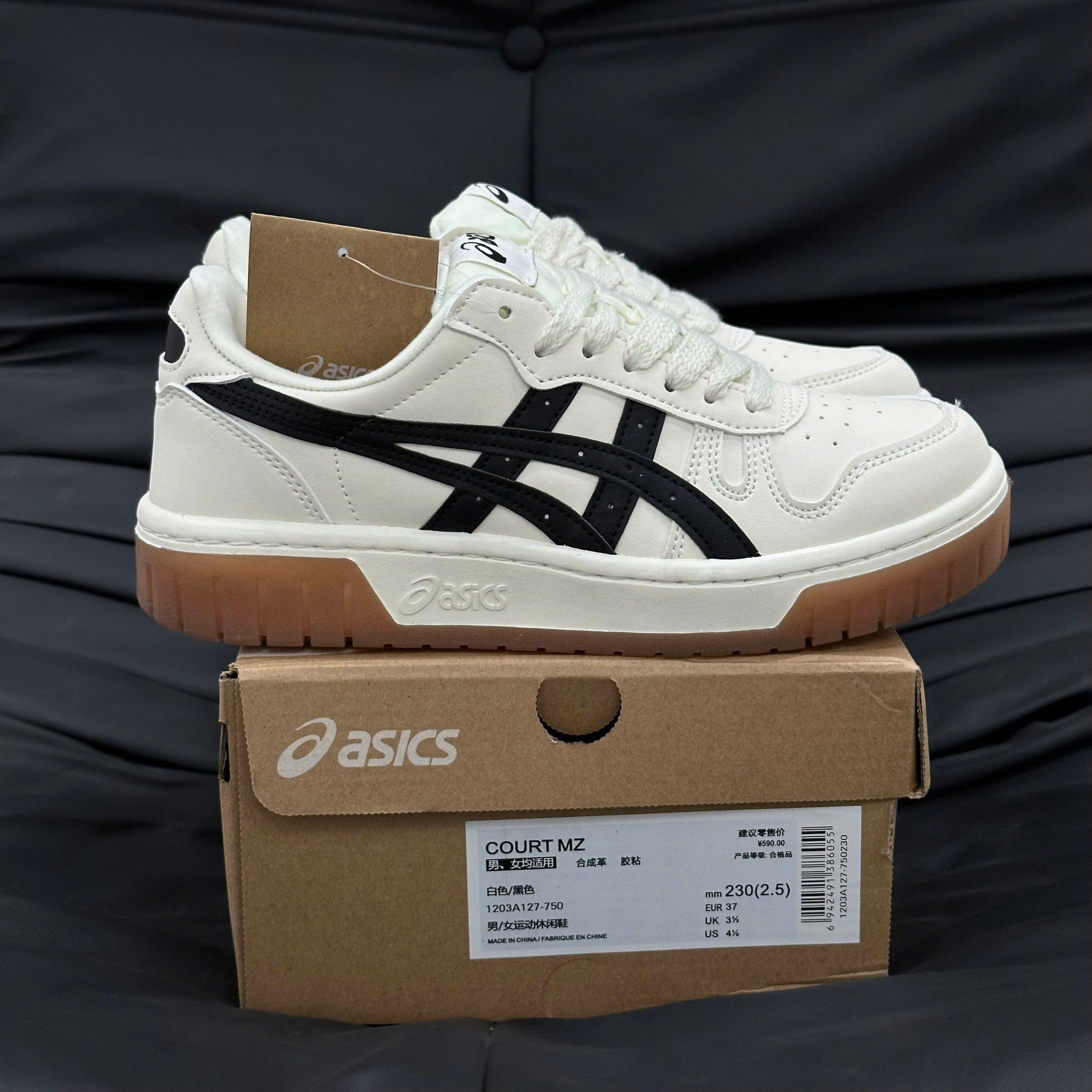 Asics Court Mz Cream Black Gum [ Unisex ]
