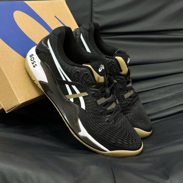 Giày Asics Gel Resolution 9 x Hugo Boss ‘Black Camel’