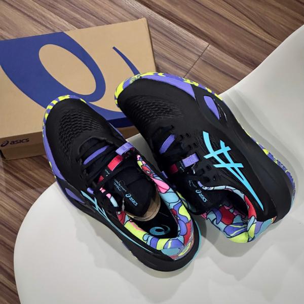 Giày Asics Gel-Resolution x Padel L.E. ‘Black Energy Aqua’