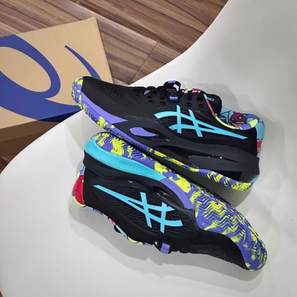 Giày Asics Gel-Resolution x Padel L.E. ‘Black Energy Aqua’