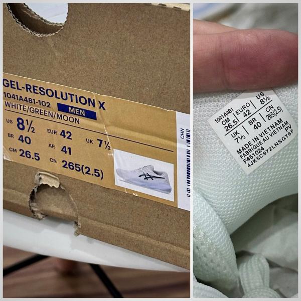 Giày Asics Gel-Resolution X ‘White Green’