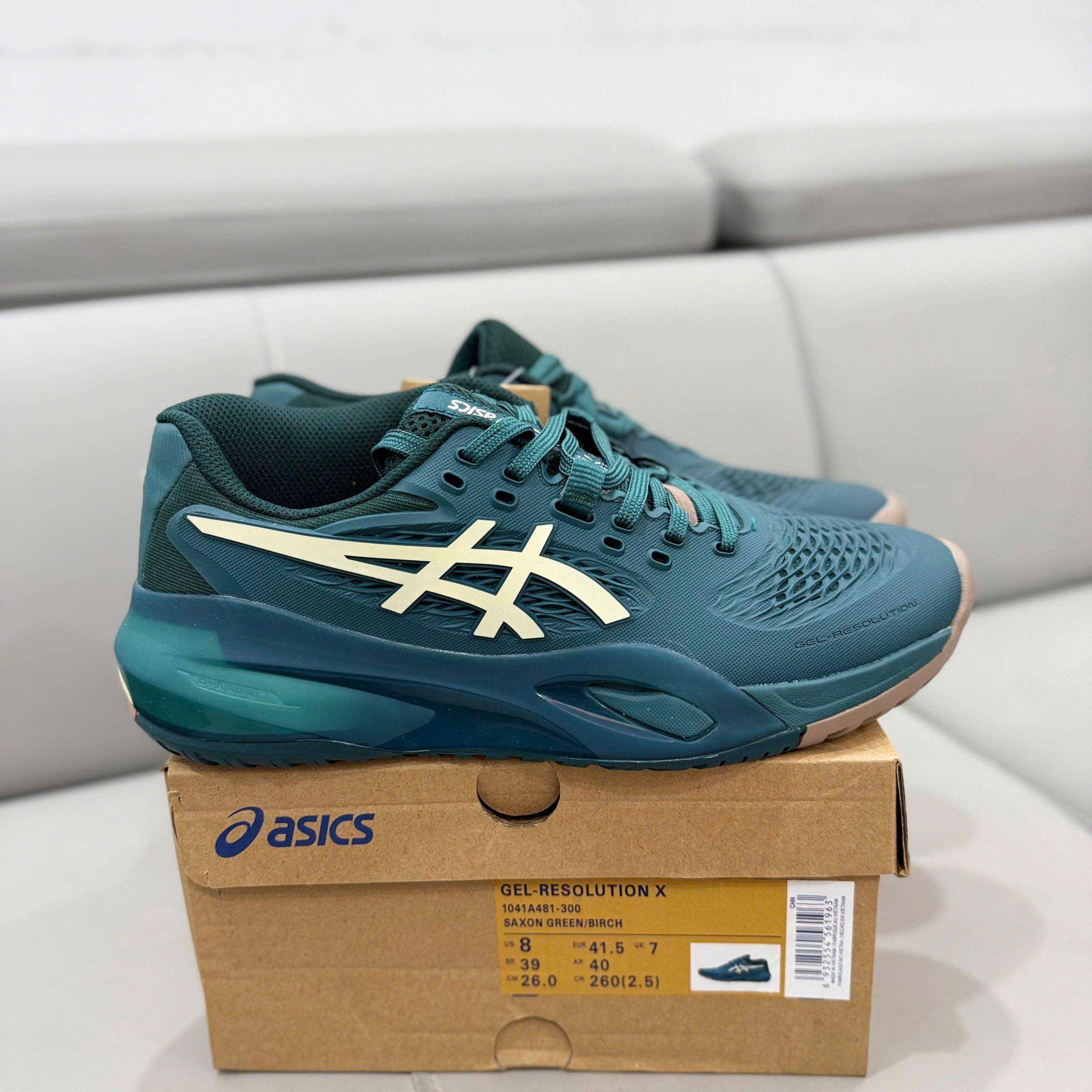 Giày Asics Gel-Resolution X Wide ‘Saxon Green’