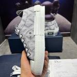 Giày Sneaker Nam Dior B23 Low-Top Dior Gray CD Diamond Canvas