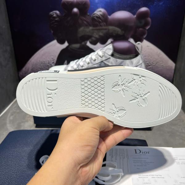 Giày Sneaker Nam Dior B23 Low-Top Dior Gray CD Diamond Canvas