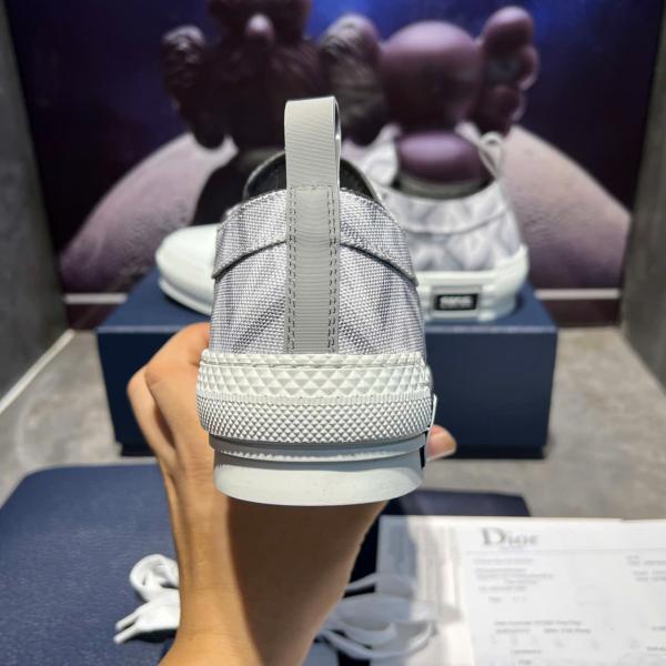 Giày Sneaker Nam Dior B23 Low-Top Dior Gray CD Diamond Canvas