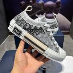 Giày Dior B23 Low-top Sneaker 'White Black Dior Oblique Canvas'