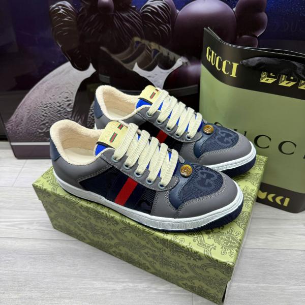 Giày Gucci GG Screener ‘Grey Suede’