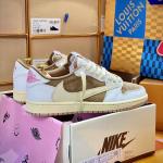 Giày Jordan 1 Low OG Travis Scott Brown Shy Like Auth