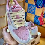 Giày Jordan 1 Low OG Travis Scott Màu Hồng Shy Like Auth