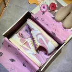 Giày Jordan 1 Low OG Travis Scott Màu Hồng Shy Like Auth