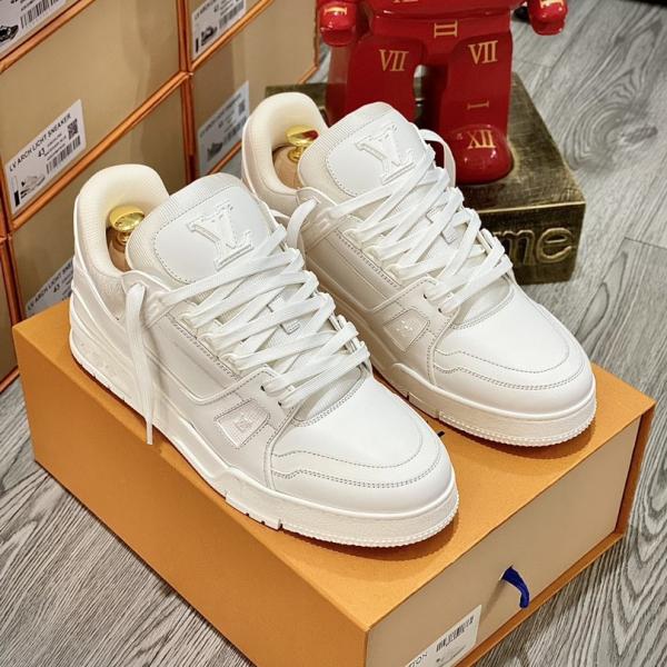 Giày Louis Vuitton Lv Trainer Full White Like Auth