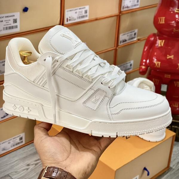 Giày Louis Vuitton Lv Trainer Full White Like Auth