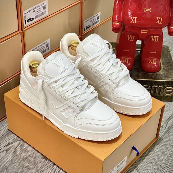 Giày Louis Vuitton Lv Trainer Full White Like Auth