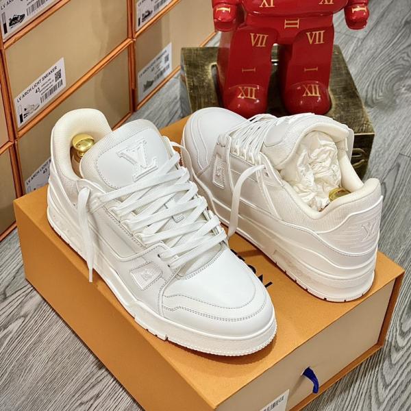 Giày Louis Vuitton Lv Trainer Full White Like Auth