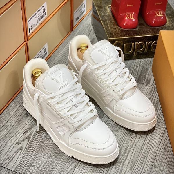 Giày Louis Vuitton Lv Trainer Full White Like Auth