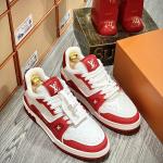 Giày Louis Vuitton LV Trainer #54 Red White Best Quality