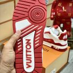 Giày Louis Vuitton LV Trainer #54 Red White Best Quality