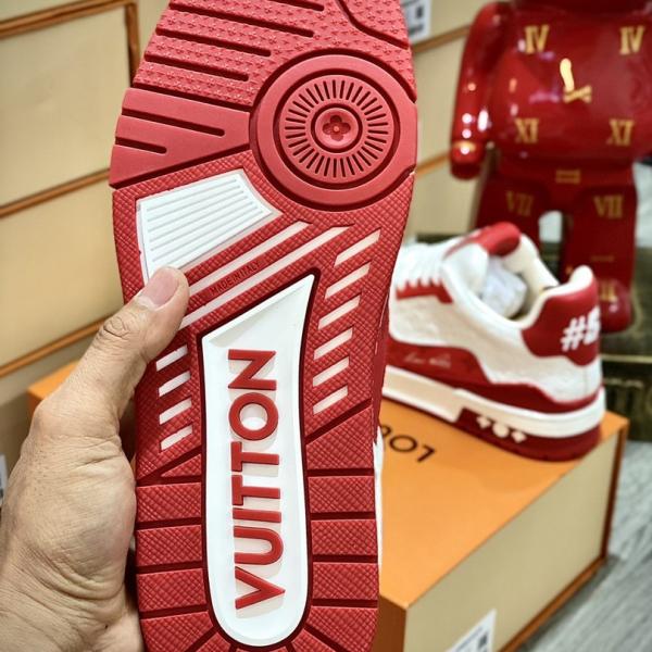 Giày Louis Vuitton LV Trainer #54 Red White Best Quality