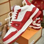 Giày Louis Vuitton LV Trainer #54 Red White Best Quality