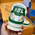 Giày Louis Vuitton LV Trainer #54 Damier Green Best Quality
