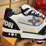 Giày Louis Vuitton Lv Trainer Monogram Black quai Velcro Best Quality