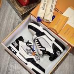 Giày Louis Vuitton Lv Trainer Monogram Black quai Velcro Best Quality