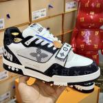 Giày Louis Vuitton Lv Trainer Monogram Black quai Velcro Best Quality