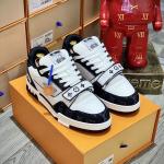 Giày Louis Vuitton Lv Trainer Monogram Black quai Velcro Best Quality