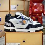 Giày Louis Vuitton Lv Trainer Monogram Black quai Velcro Best Quality