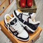 Louis Vuitton LV Trainer Monogram Denim Black Best Quality