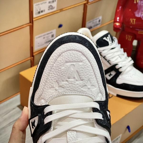 Louis Vuitton LV Trainer Monogram Denim Black Best Quality