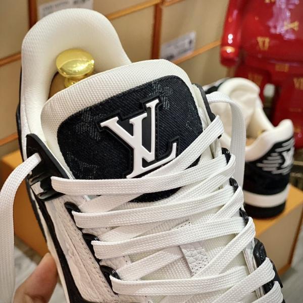 Louis Vuitton LV Trainer Monogram Denim Black Best Quality
