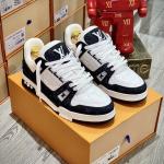 Louis Vuitton LV Trainer Monogram Denim Black Best Quality