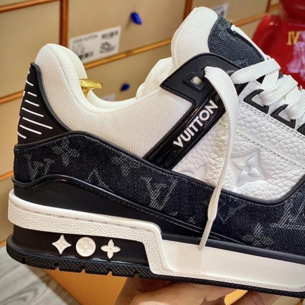 Louis Vuitton LV Trainer Monogram Denim Black Best Quality