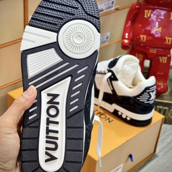 Louis Vuitton LV Trainer Monogram Denim Black Best Quality