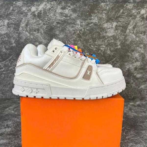 Giày Louis Vuitton Trainer Maxi White Trắng Best Quality