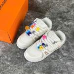 Giày Louis Vuitton Trainer Maxi White Trắng Best Quality