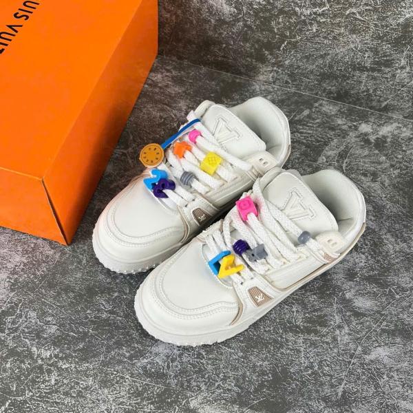 Giày Louis Vuitton Trainer Maxi White Trắng Best Quality