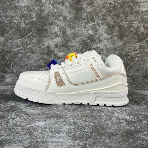 Giày Louis Vuitton Trainer Maxi White Trắng Best Quality