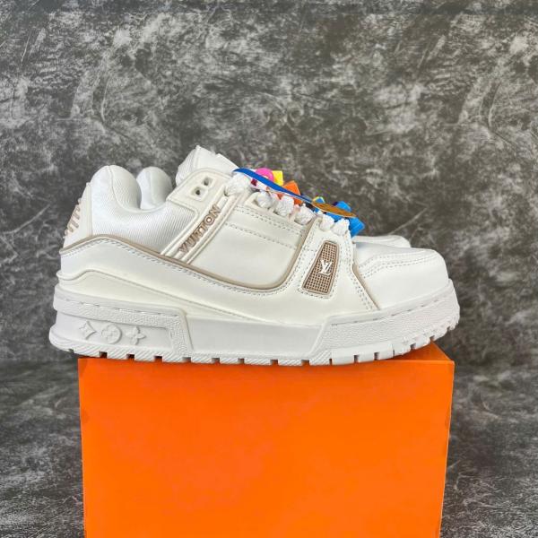 Giày Louis Vuitton Trainer Maxi White Trắng Best Quality