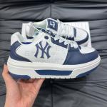Giày MLB Korea Chunky Liner Denim Classic Mono New York Yankees Navy