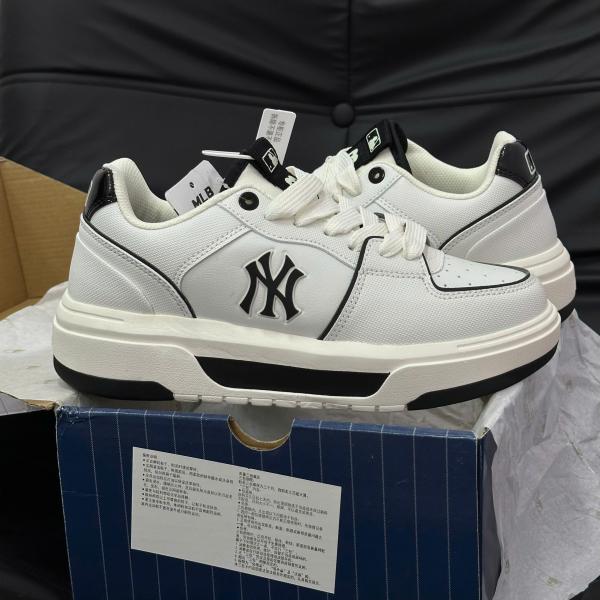 Giày MLB Korea Chunky Liner Basic SL New York Yankees White Best Quality