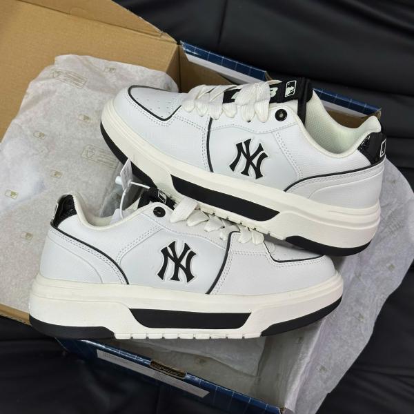 Giày MLB Korea Chunky Liner Basic SL New York Yankees White Best Quality